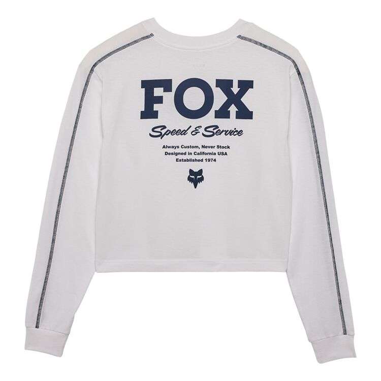 T-shirt court à manches longues Fox Racing Speed & Service pour femme