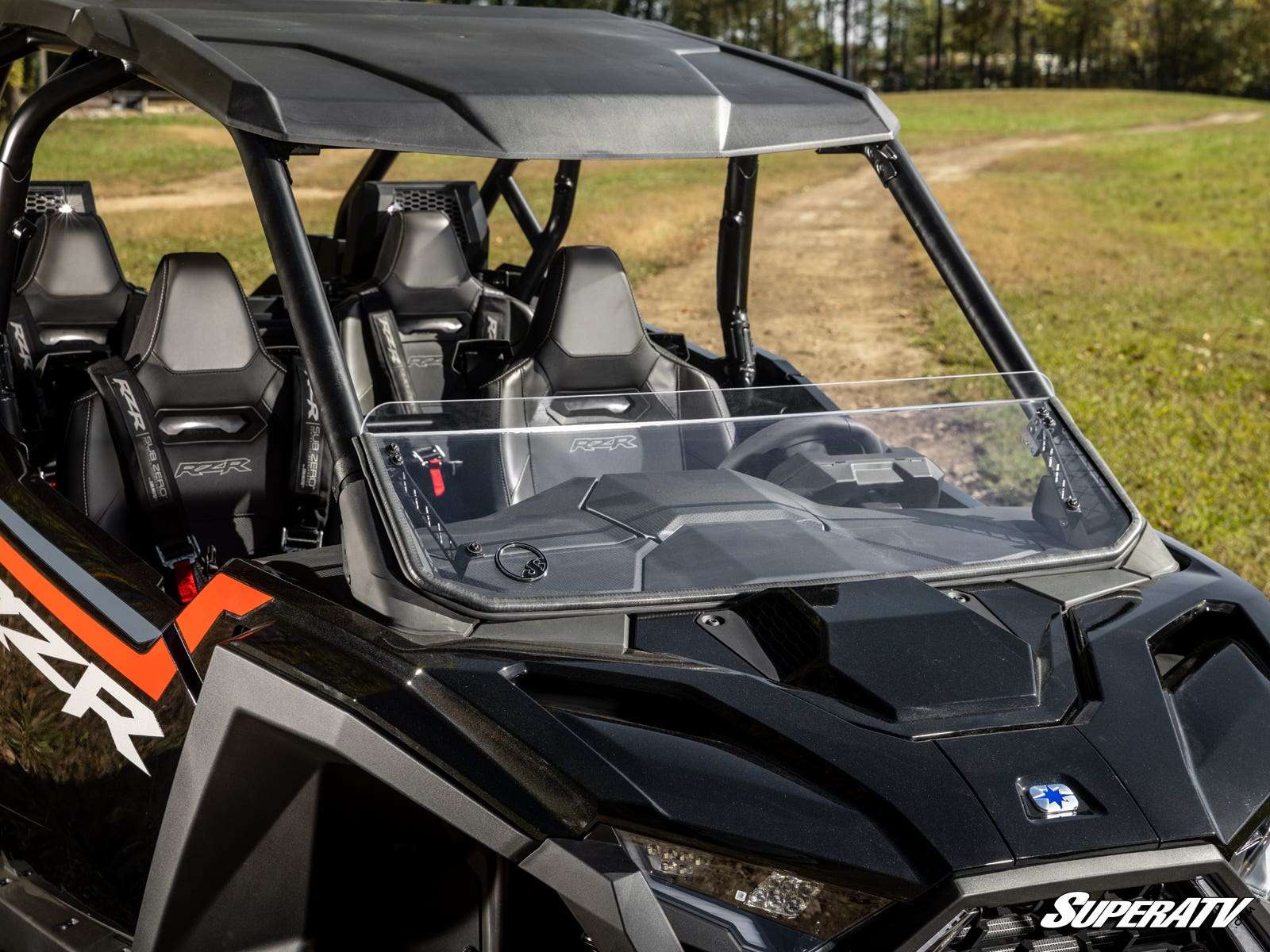 SuperATV Polycarbonate Half Front Windshield