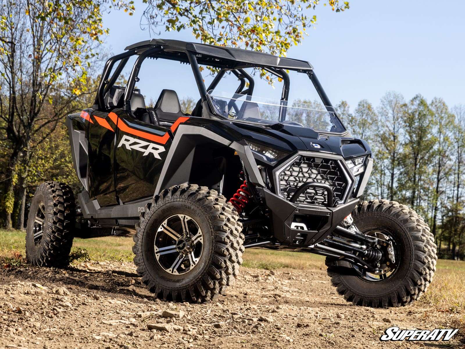 SuperATV Polycarbonate Half Front Windshield