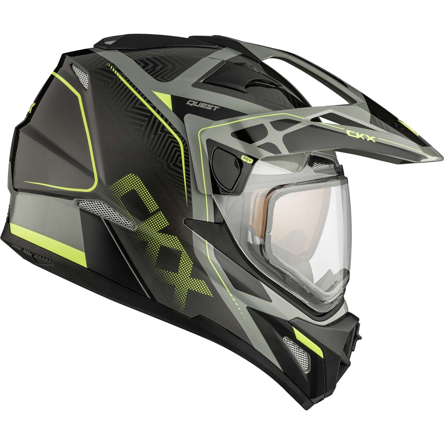 CKX Quest RSV Gloom Double Lens Dual Sport Helmet