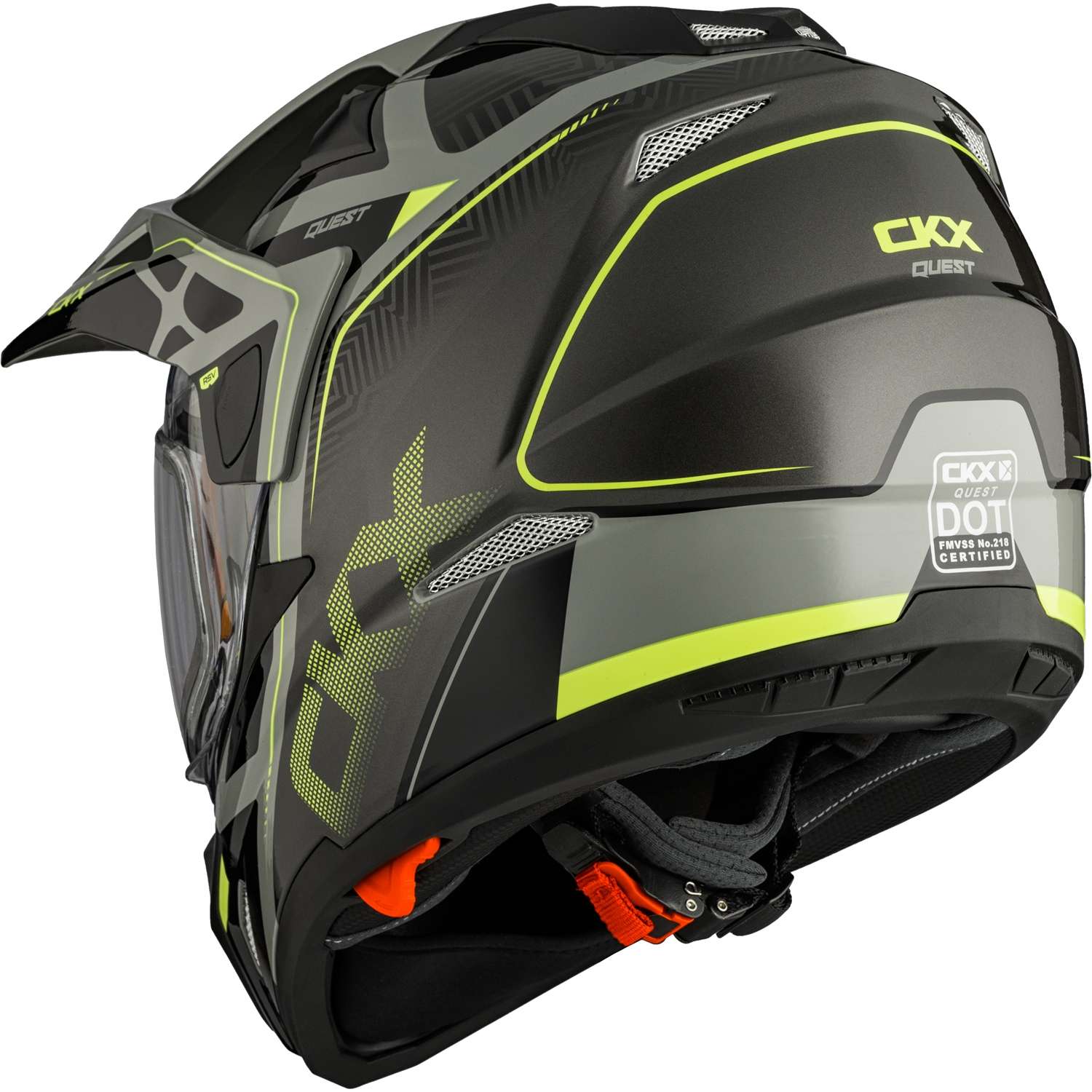 CKX Quest RSV Gloom Double Lens Dual Sport Helmet