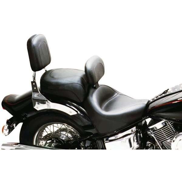 Siège de moto Mustang Wide Touring avec dossier conducteur