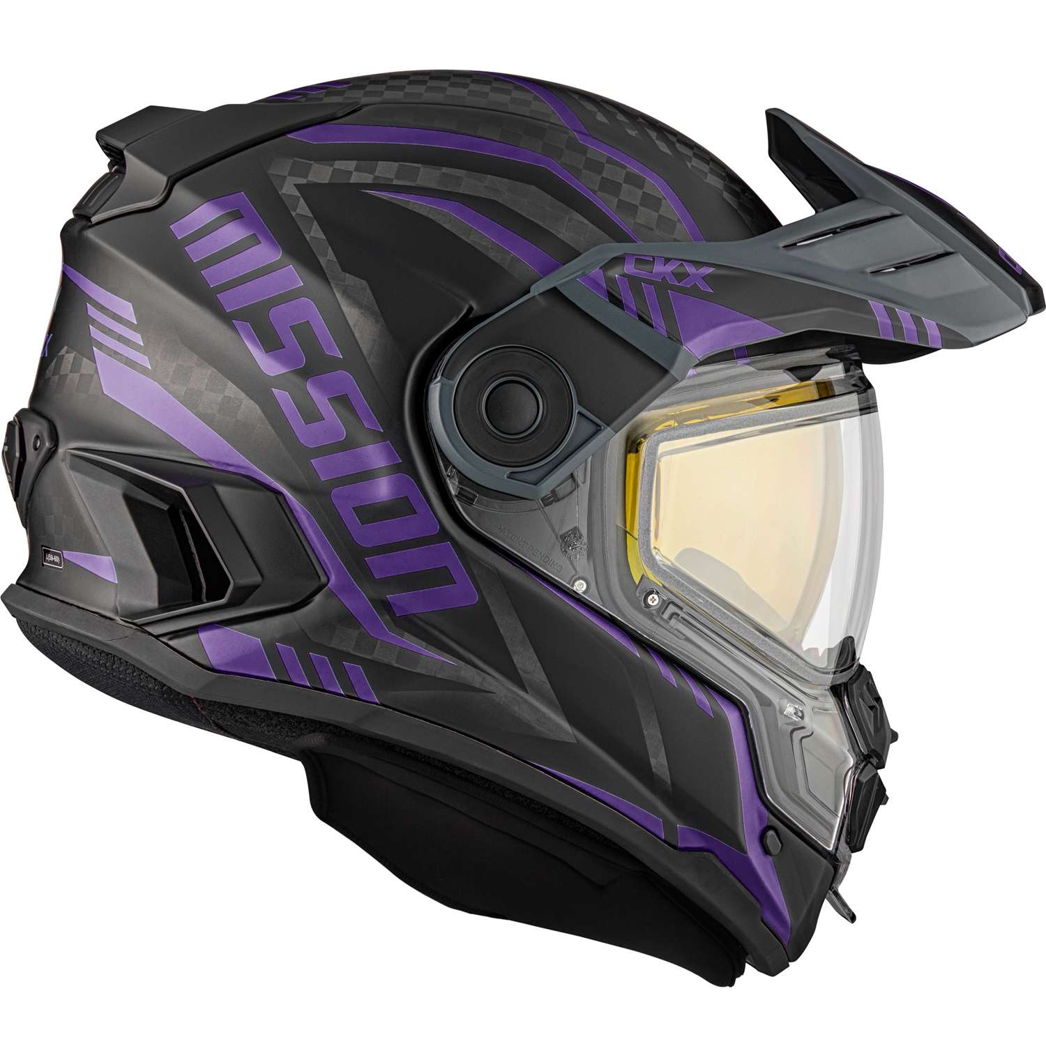 CKX Mission AMS Carbon Code Double Lens Full Face Helmet
