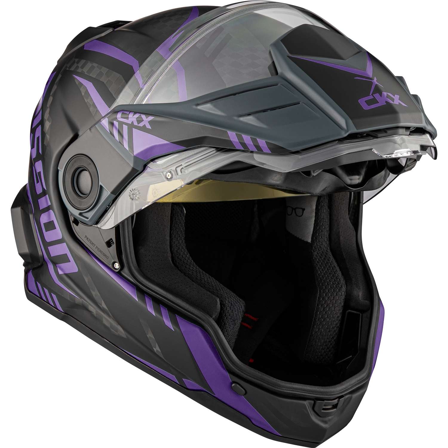 CKX Mission AMS Carbon Code Double Lens Full Face Helmet