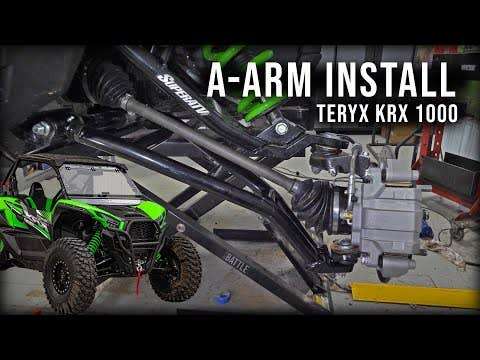 SuperATV Kawasaki Teryx KRX High Clearance Forward Offset A-Arms