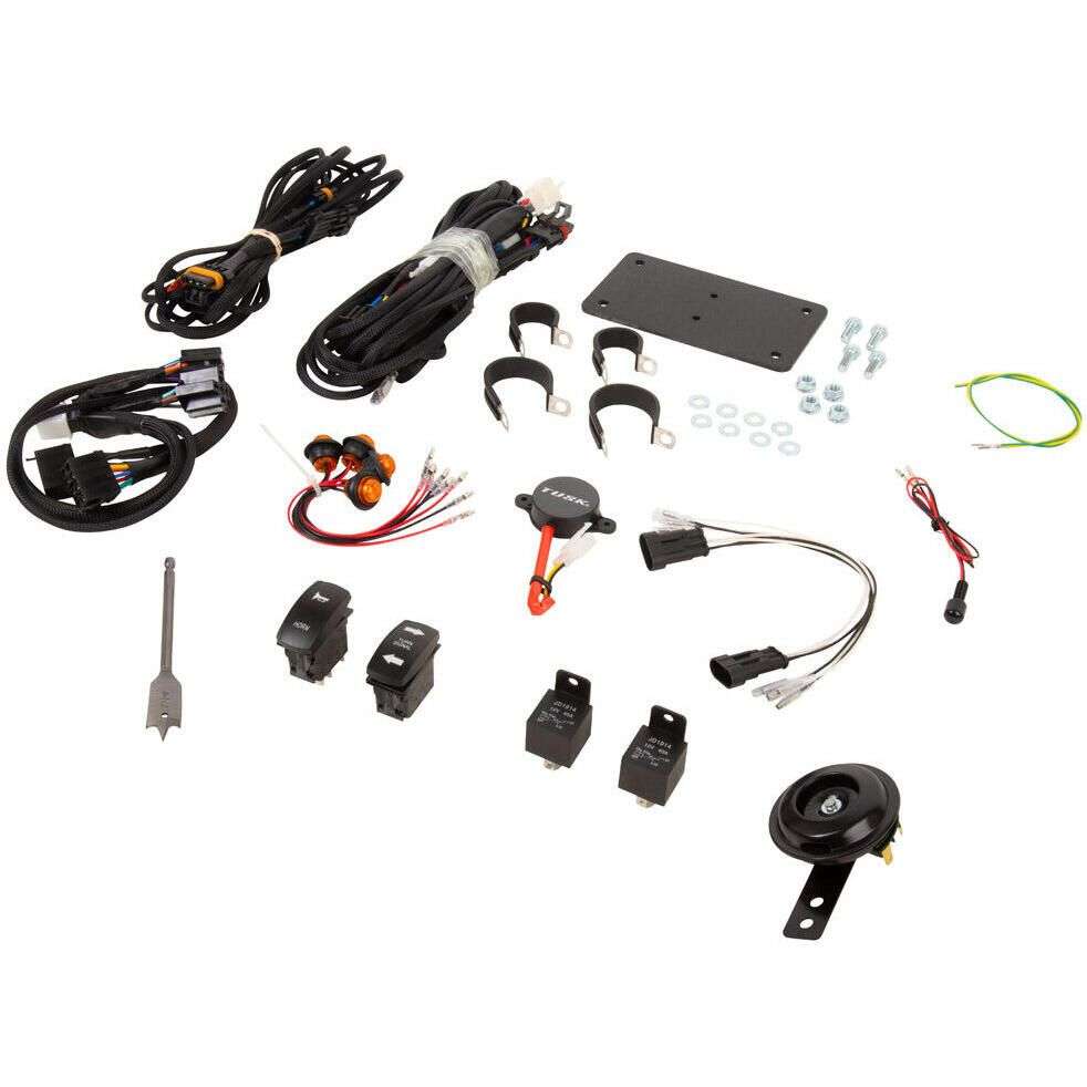 Tusk Plug & Play Signal & Horn Kit w/ Button Lights