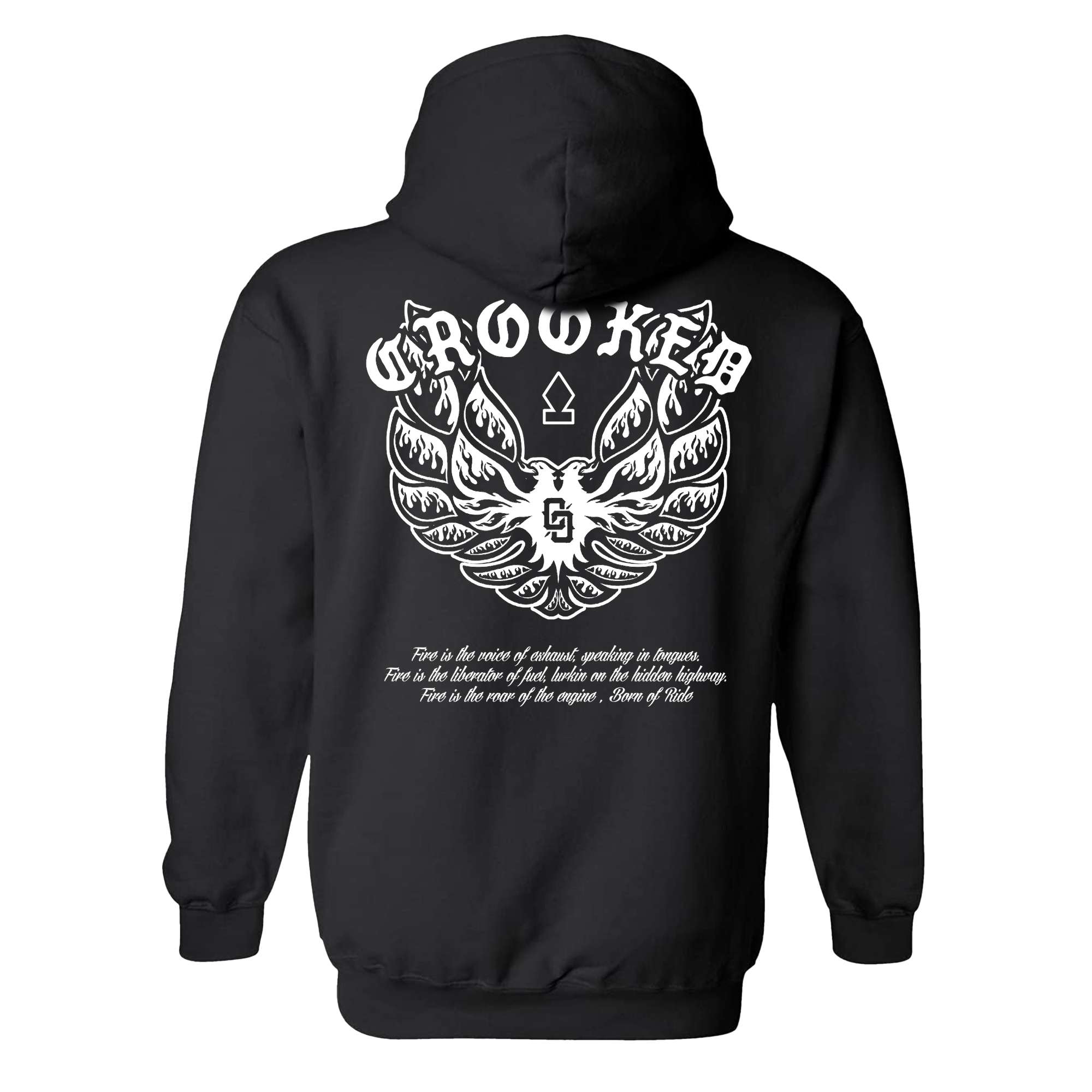 Crooked Clubhouse Fire Bird Hoodie