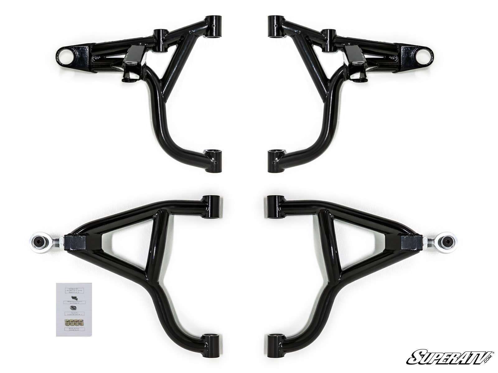 SuperATV Can-Am Maverick Trail High Clearance 1.5" Forward Offset A-Arms