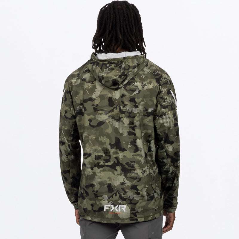 FXR Derby Drift Camo Air UPF Pullover Hoodie