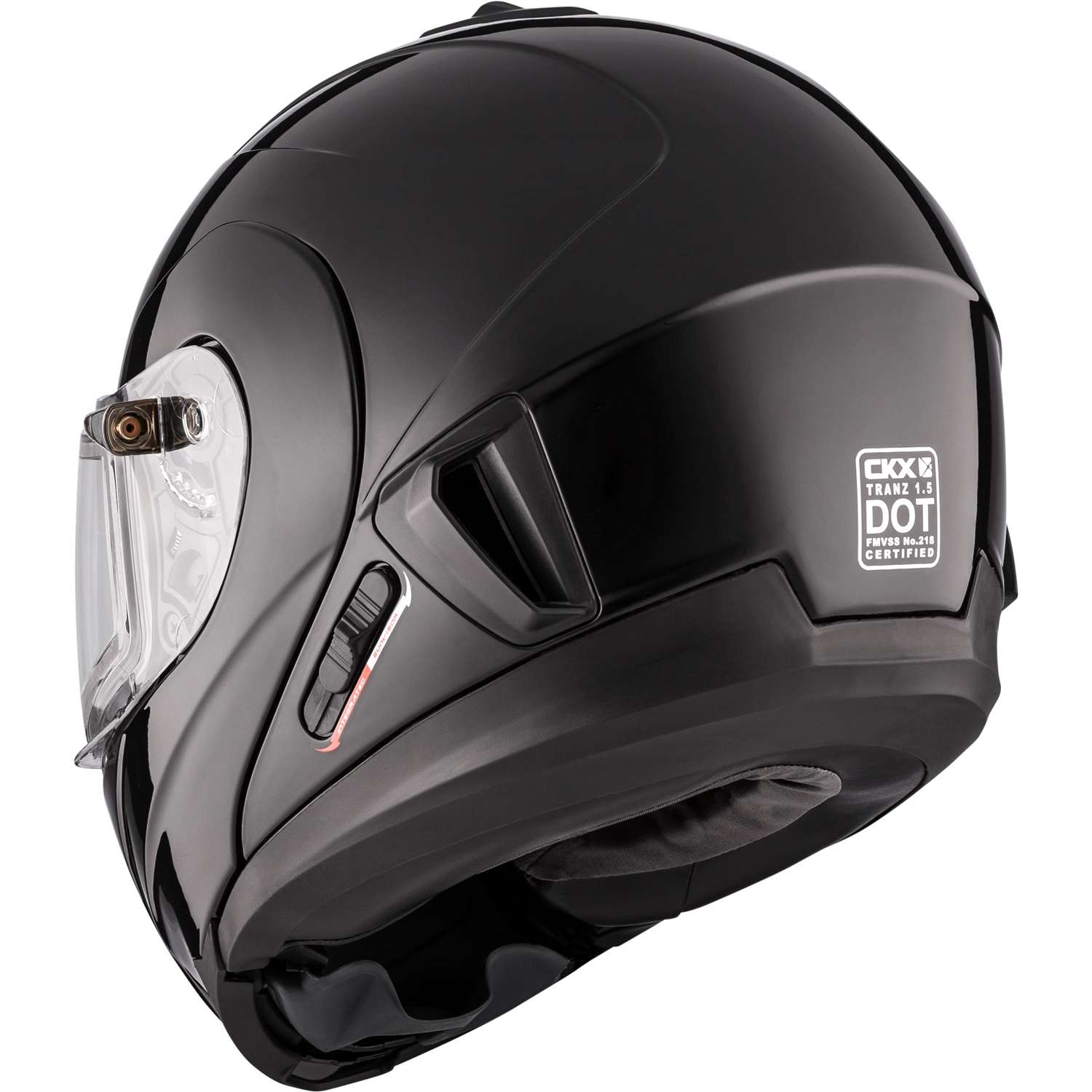 Casque modulaire électrique CKX Tranz 1.5 AMS avec lentille solide