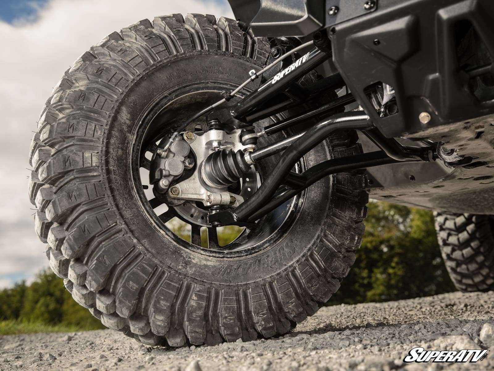 SuperATV Can-Am Commander/Maverick Sport High Clearance 1.5" Forward Offset A-Arms