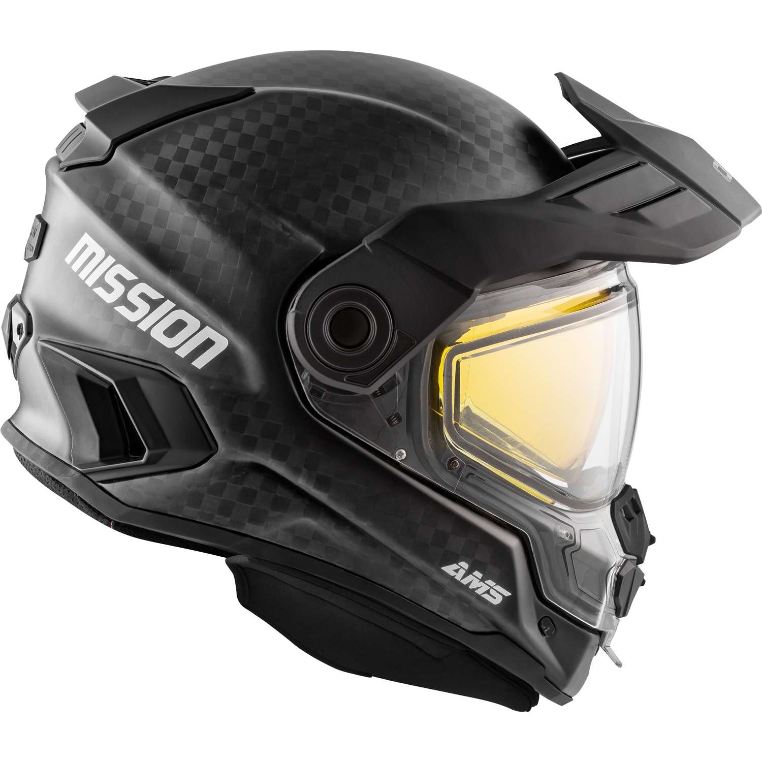 CKX Mission AMS Carbon Solid Double Lens Full Face Helmet