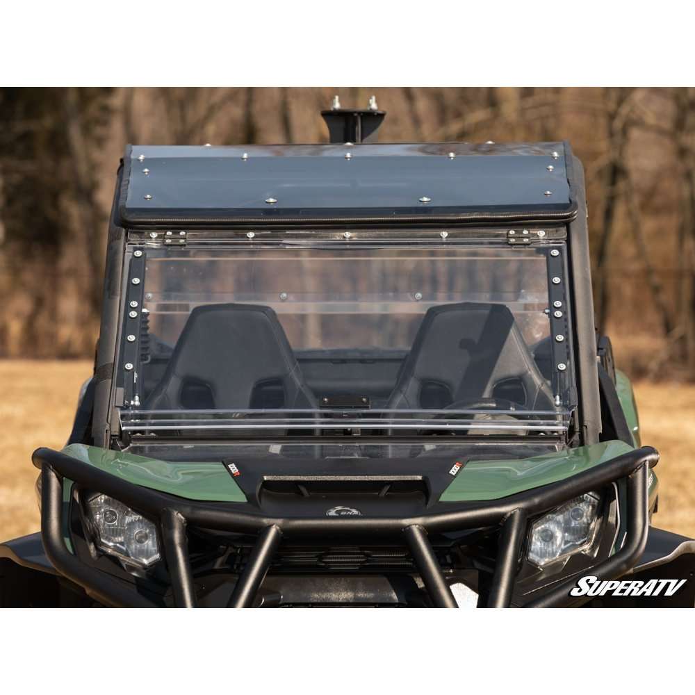 Pare-brise avant rabattable en polycarbonate anti-rayures SuperATV