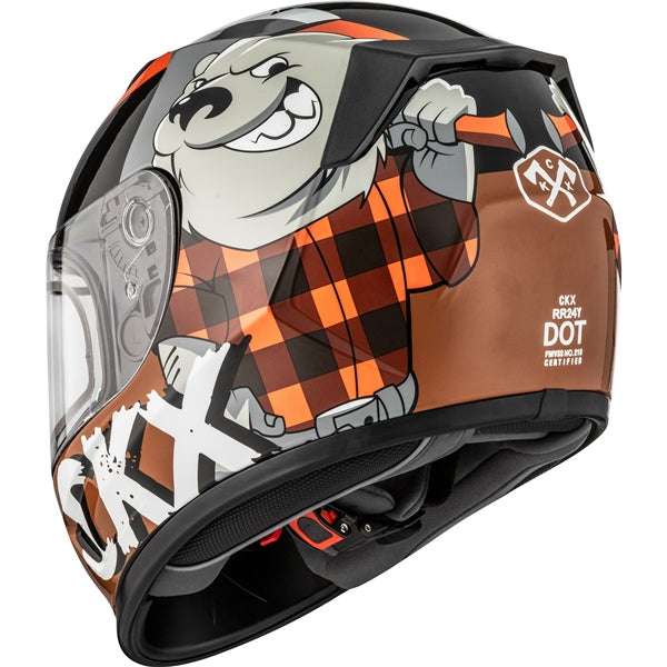 CKX Youth RR24Y Lumberjack Double Shield Helmet