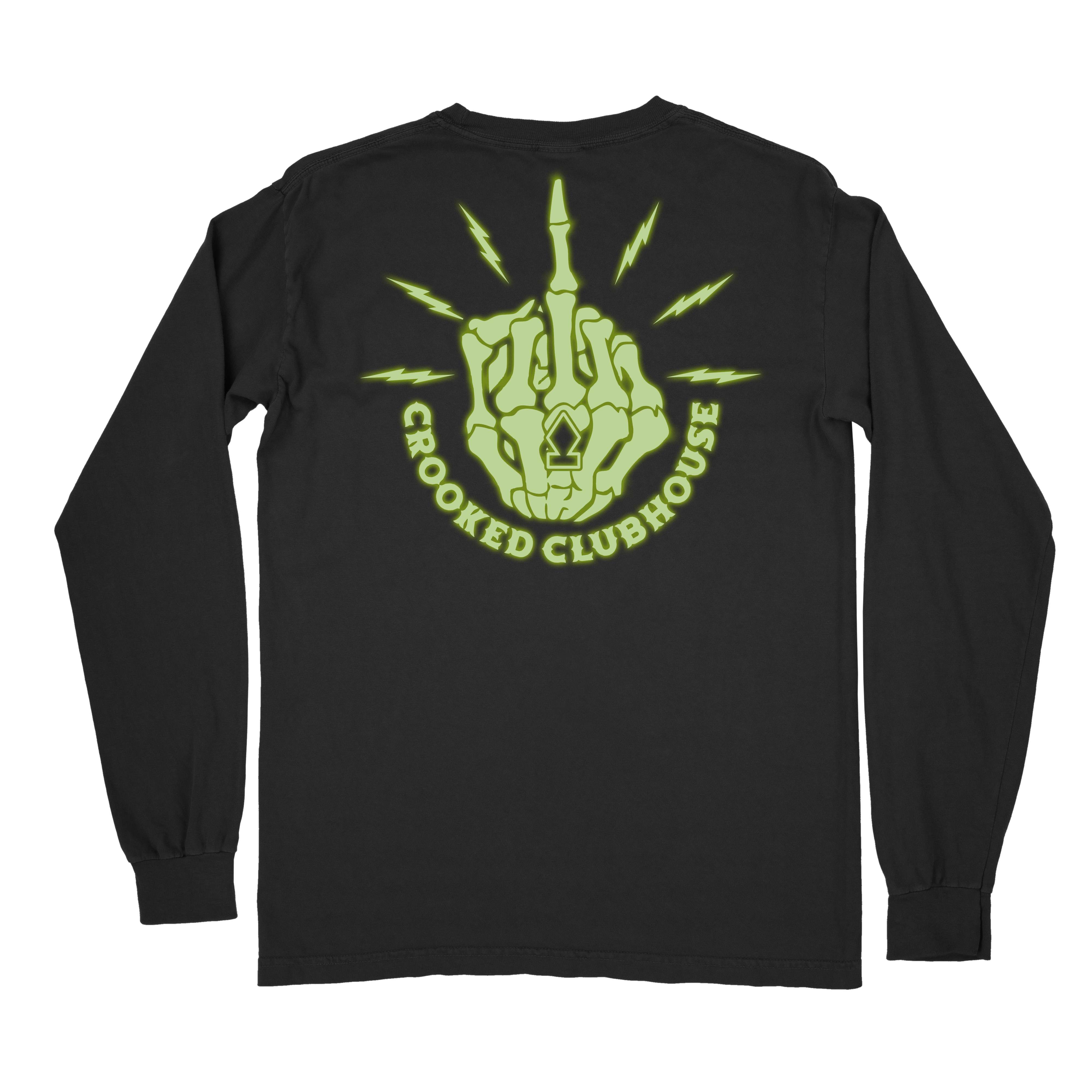 T-shirt à manches longues Crooked Clubhouse FU
