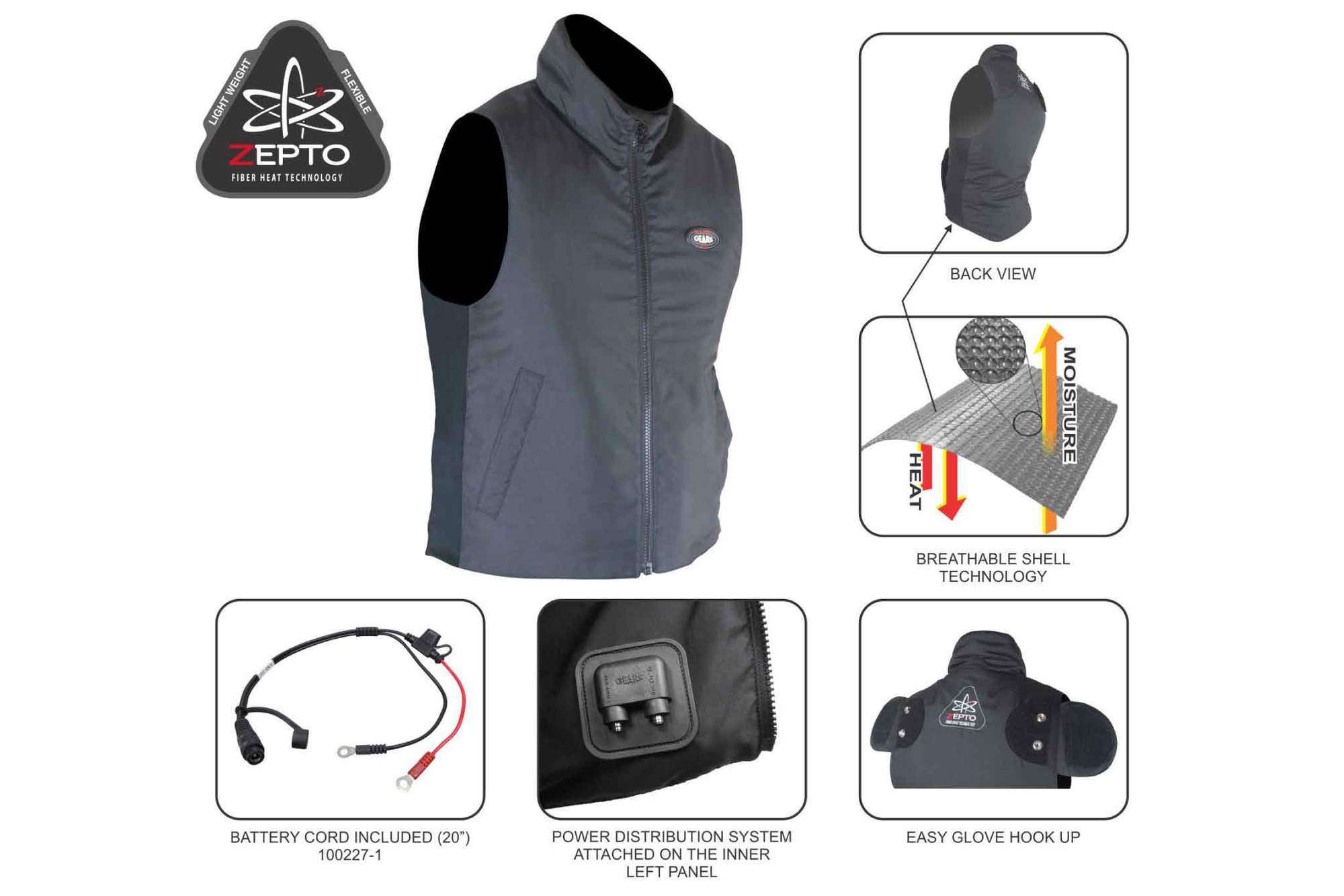 Doublure de gilet chauffante Gears Gen X4