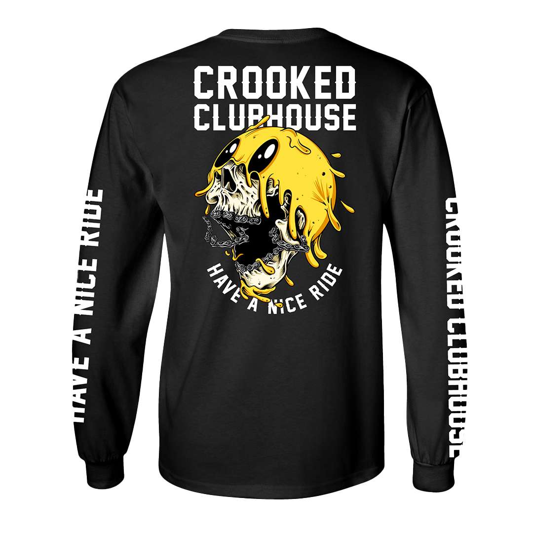 T-shirt à manches longues « Have a Nice Ride 5 » de Crooked Clubhouse