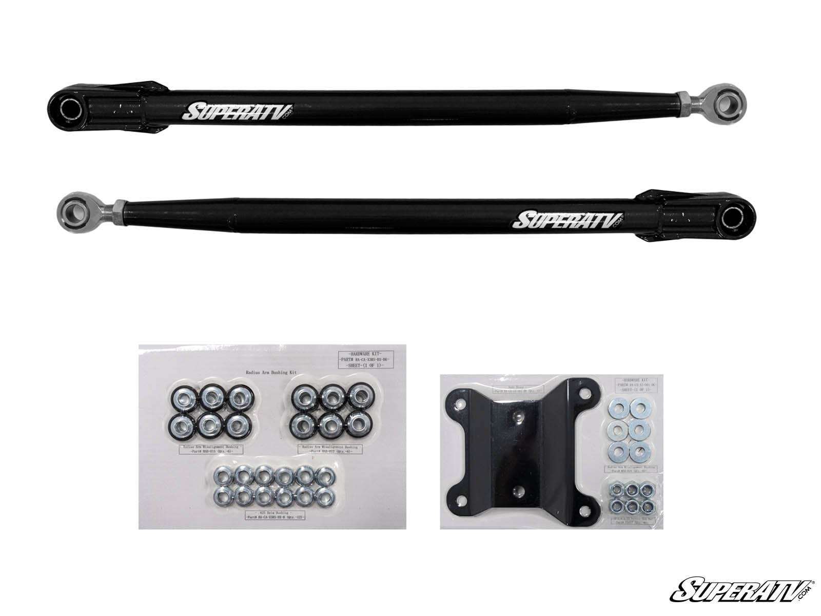 SuperATV Can-Am X3 Tubed Radius Arms