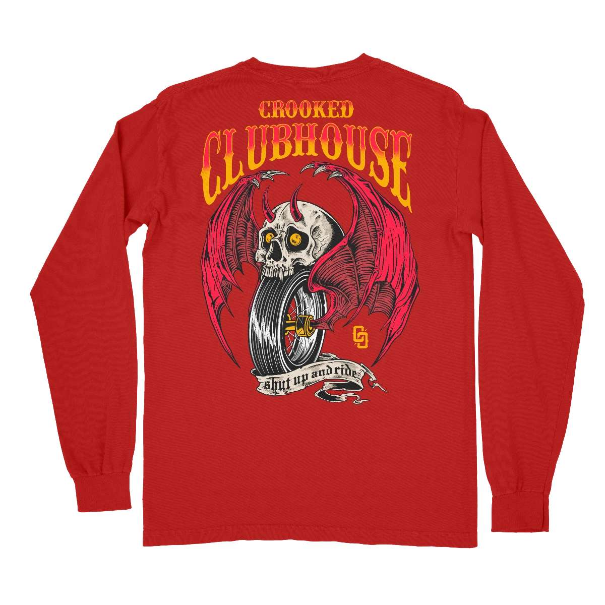 Crooked Clubhouse Shut Up and Ride 3 Longsleeve