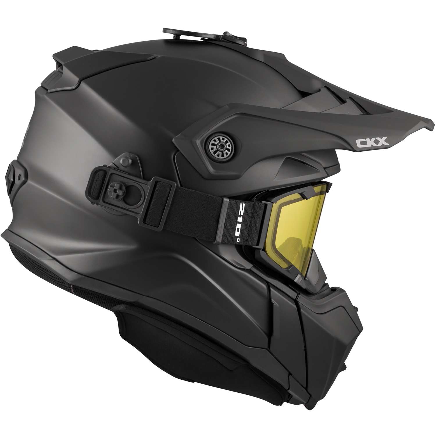 CKX Titan Original Solid Helmet w/ Dual Lens Goggle
