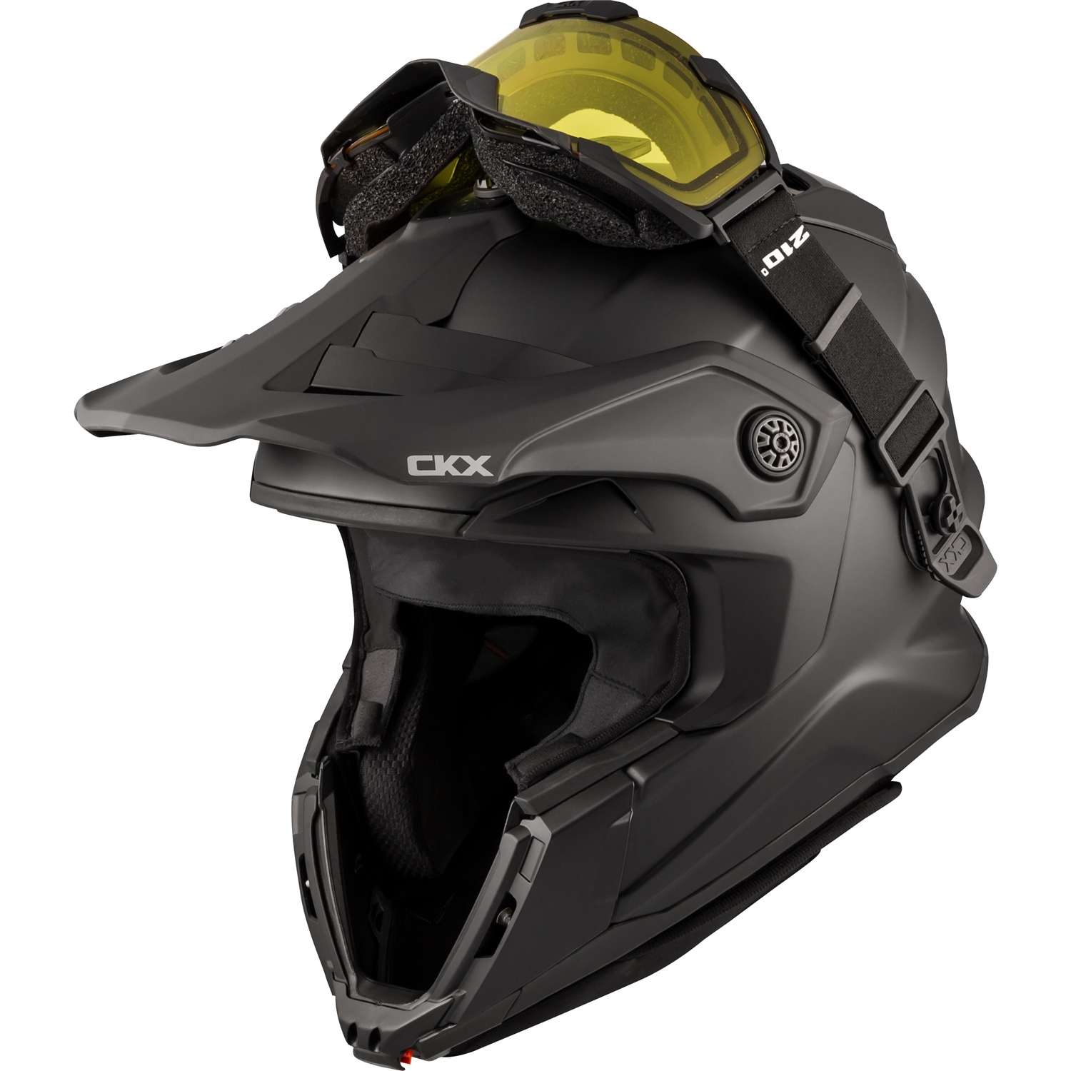 CKX Titan Original Solid Helmet w/ Dual Lens Goggle