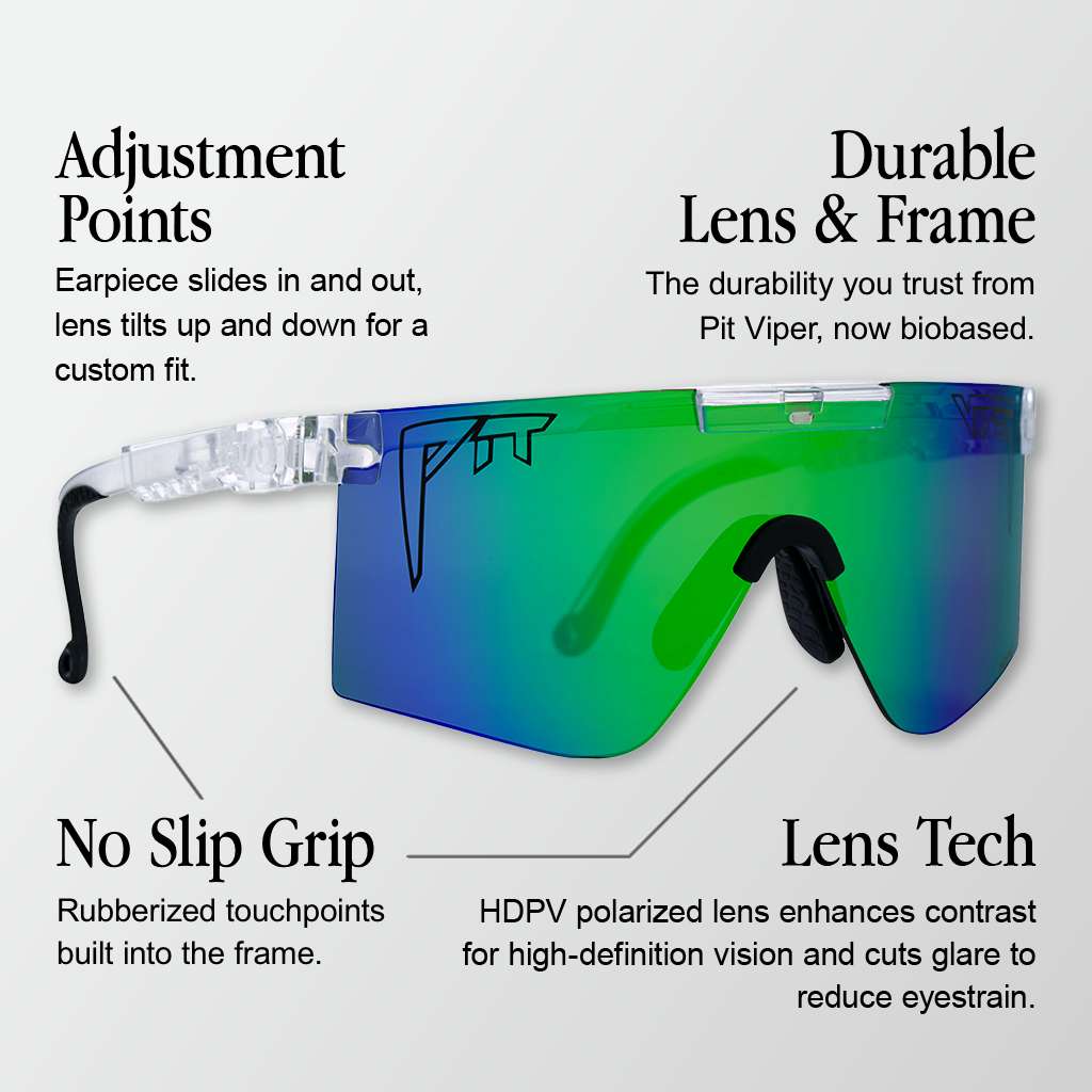Pit Viper The Bio Clear Original 2.0 Sunglasses