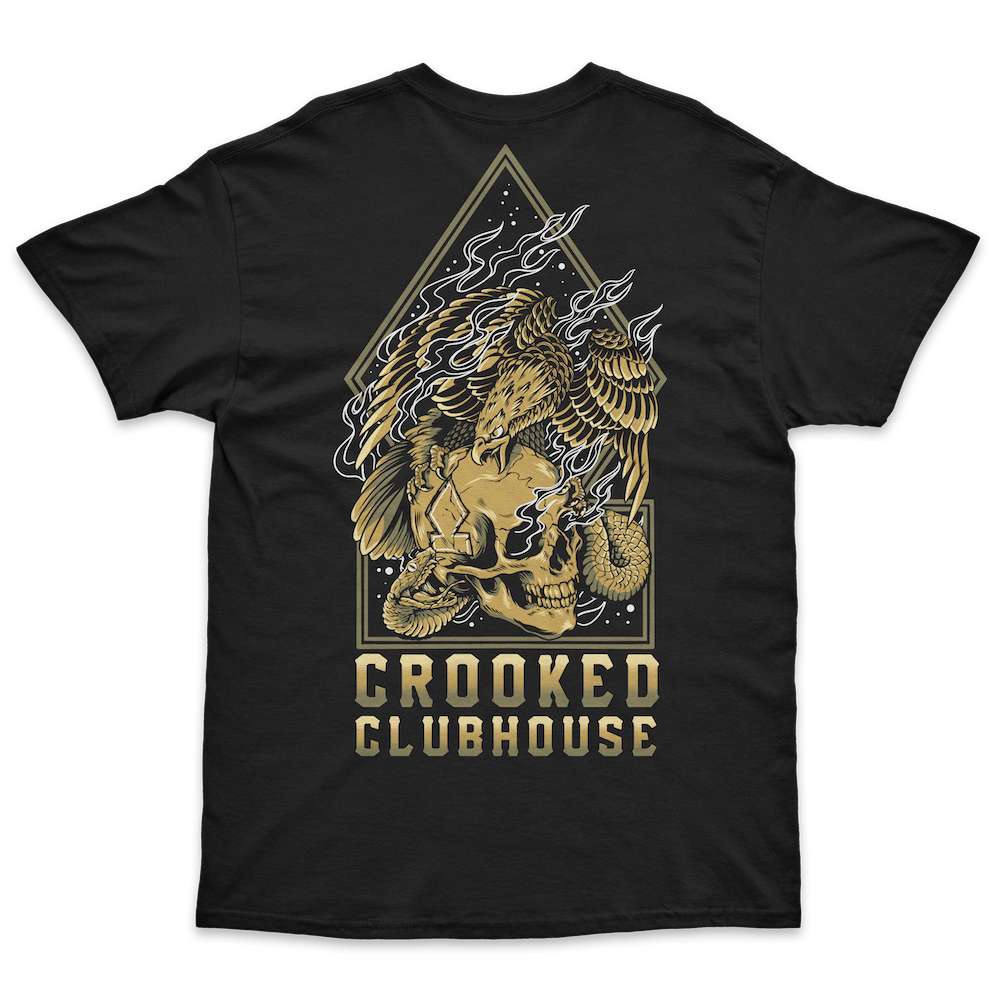 Crooked Clubhouse Brass Tee
