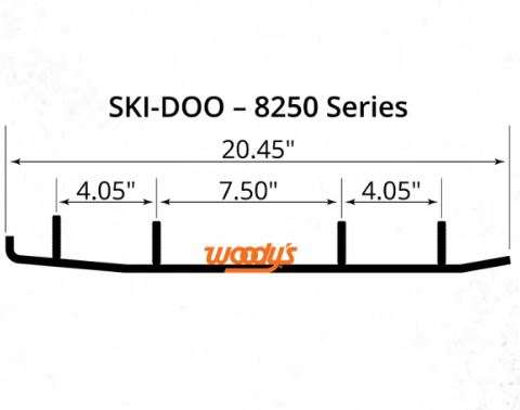 Woody's Slim Jim Dooly Performance Snowmobile Carbide Wear Rod