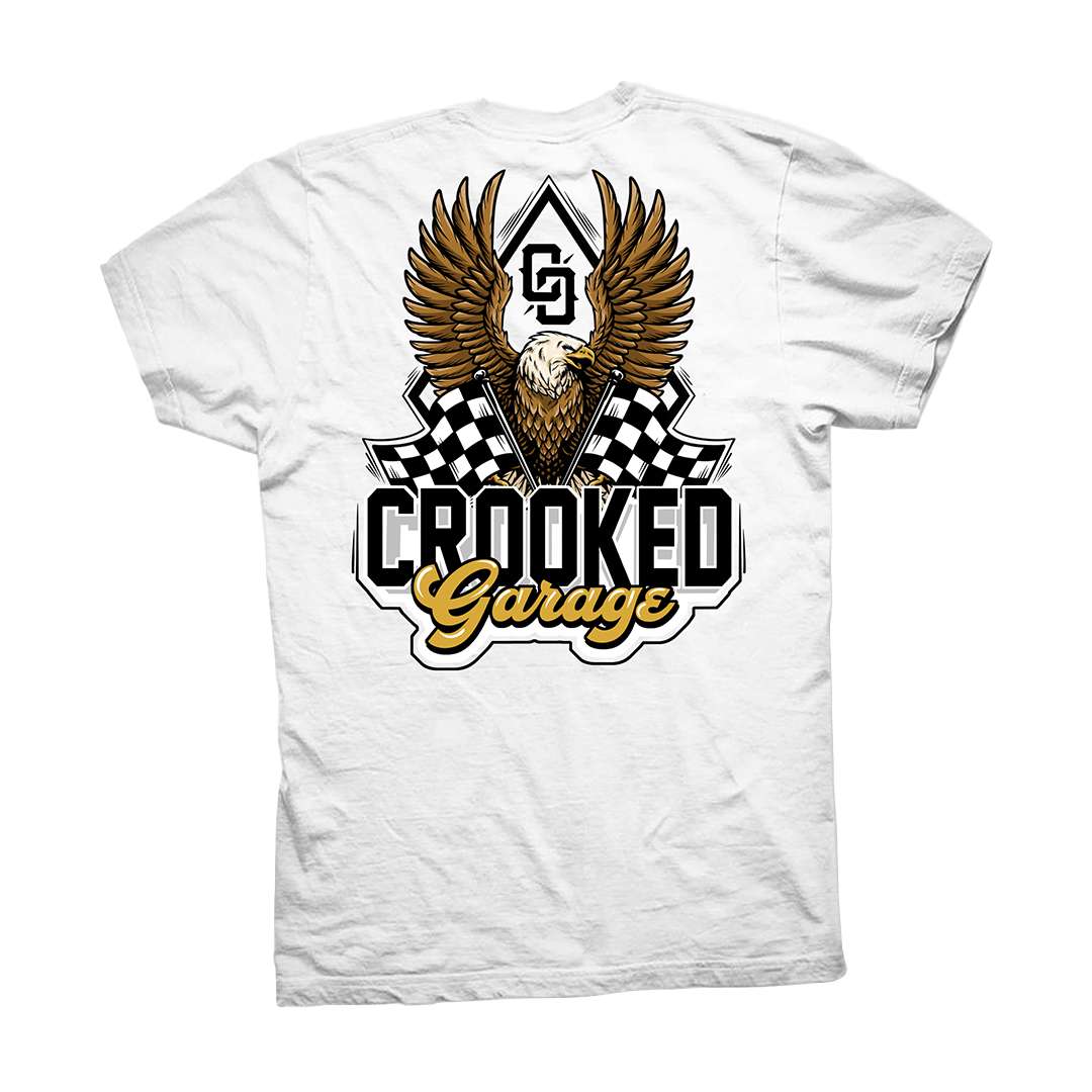 Crooked Clubhouse Eagle Race Tee