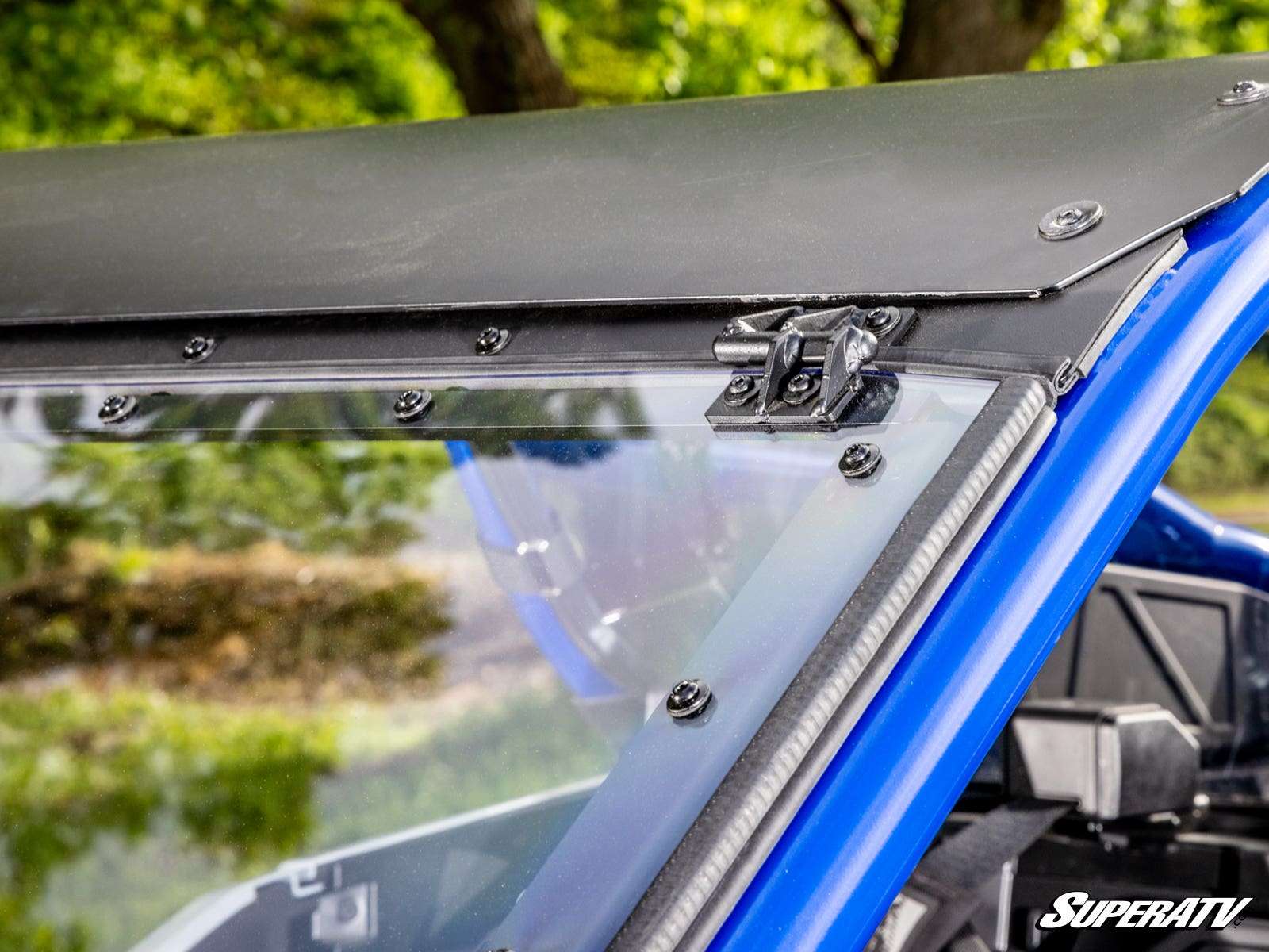 SuperATV Scratch Resistant Polycarbonate Flip-Up Front Windshield