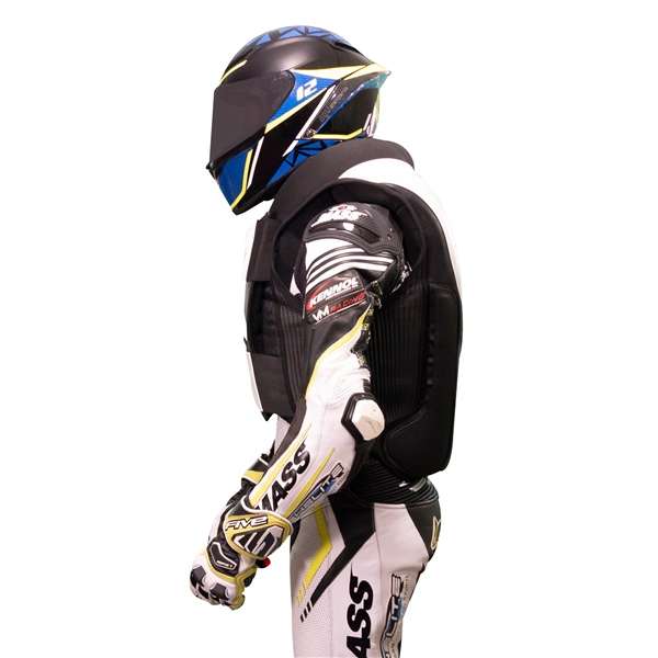 Gilet airbag Helite E-GP (noir/blanc)