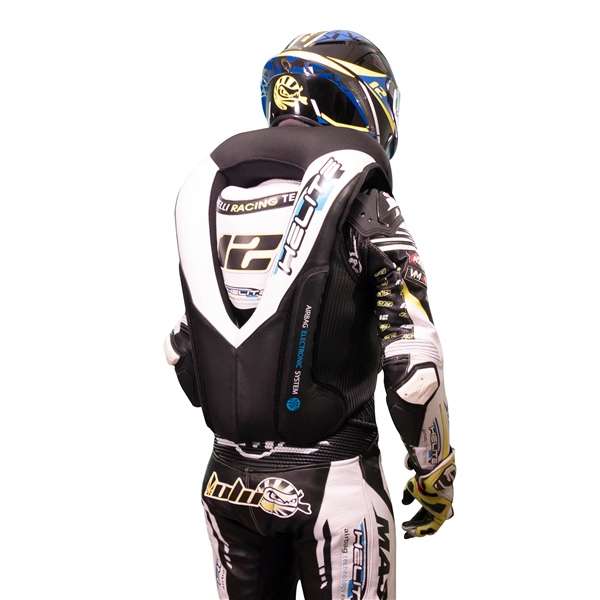 Gilet airbag Helite E-GP (noir/blanc)