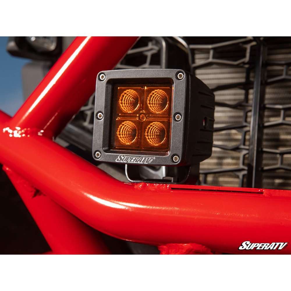 SuperATV 3" ATV/UTV Cage Mounted LED Cube Light