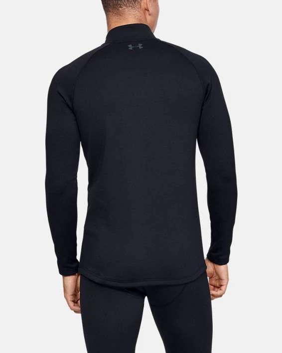 T-shirt à manches longues Under Armour ColdGear Base 4.0 à fermeture éclair quart de tour