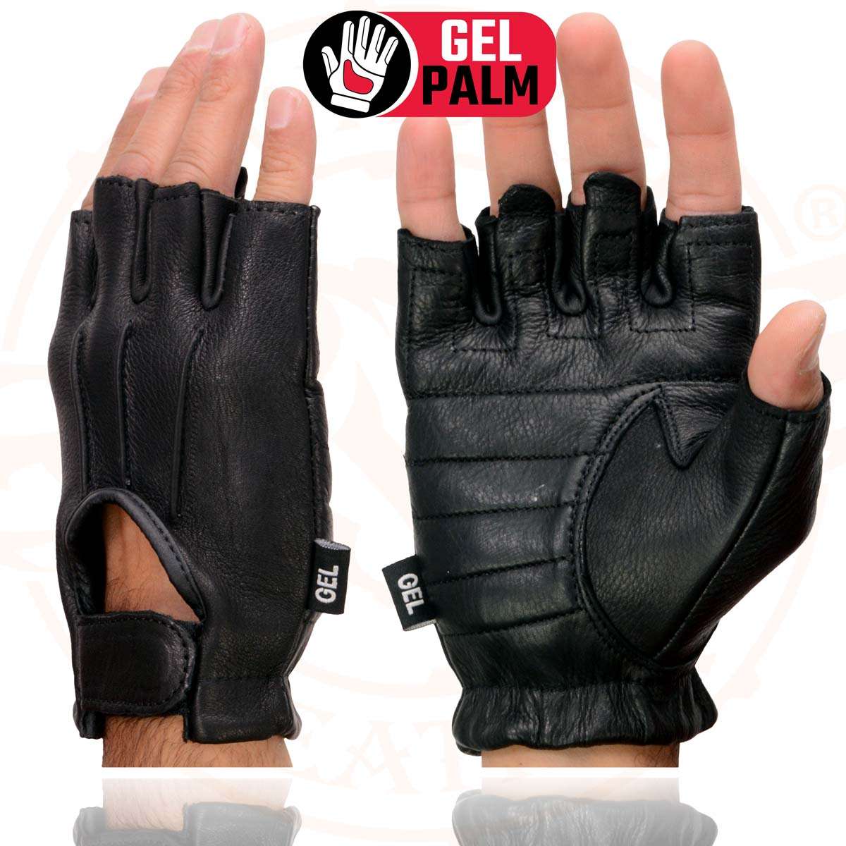 Milwaukee Fingerless Gloves with Gel Padded Palms