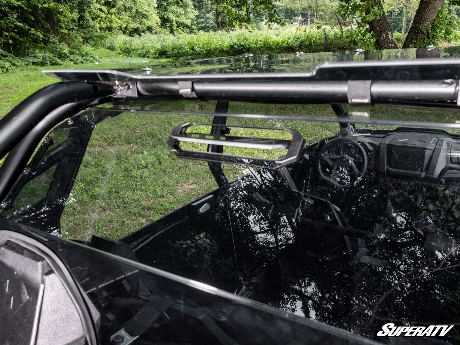 SuperATV Polycarbonate Vented Rear UTV Windshield