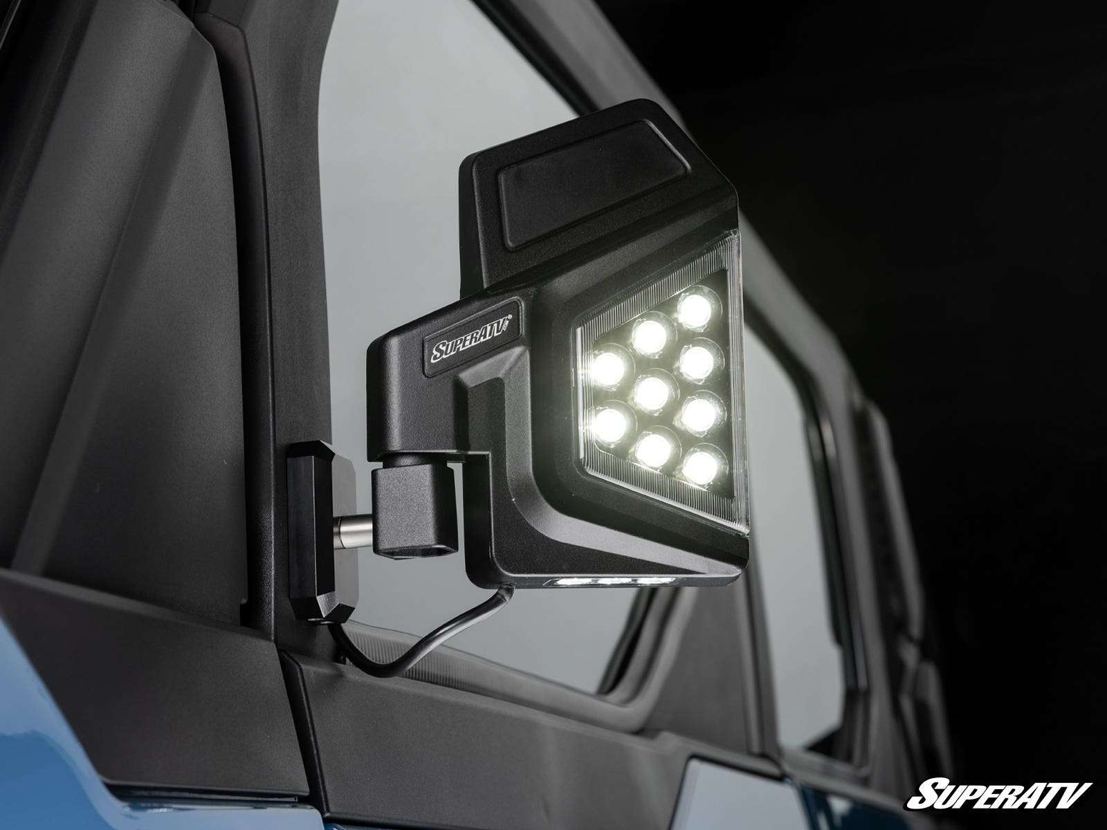 SuperATV Dual Section LED Side View Mirrors