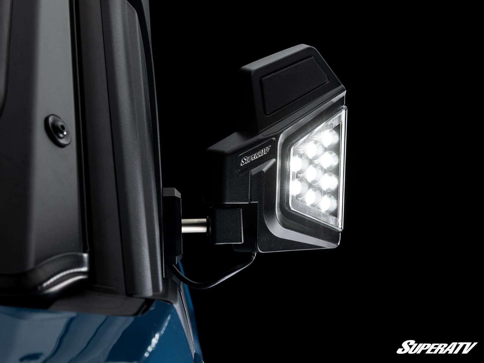SuperATV Dual Section LED Side View Mirrors