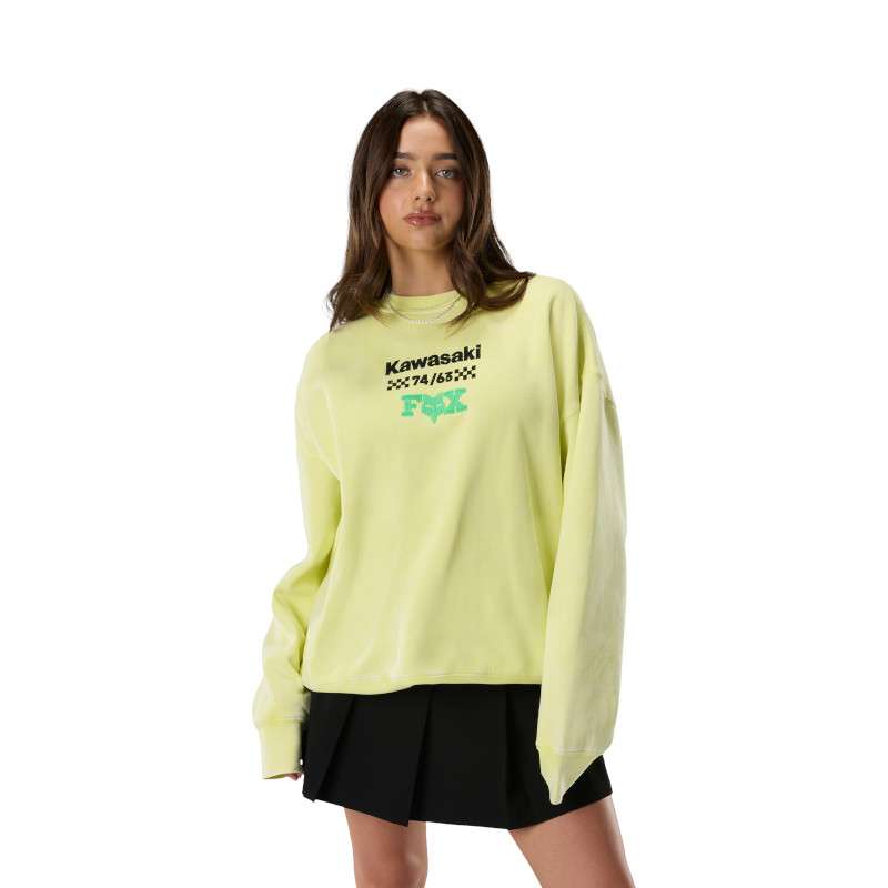 Fox Racing Kawasaki Fleece Crew