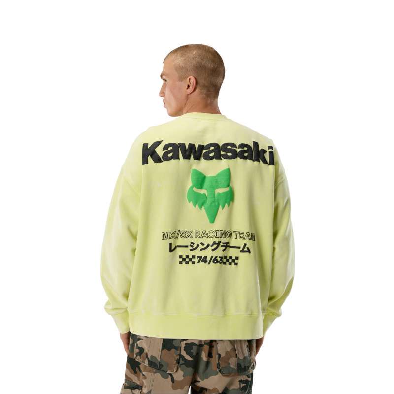 Fox Racing Kawasaki Fleece Crew