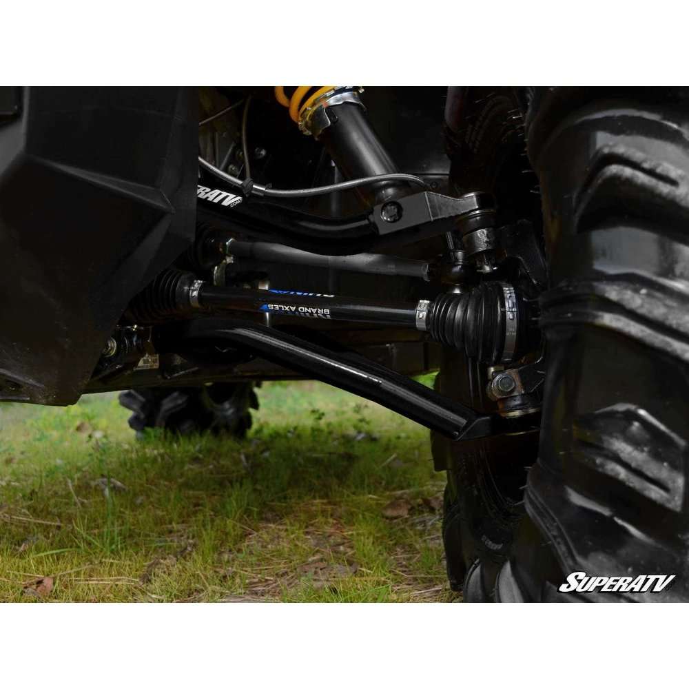 SuperATV Can-Am Commander/Maverick Sport High Clearance 1.5" Forward Offset Tubed A Arms (Black)