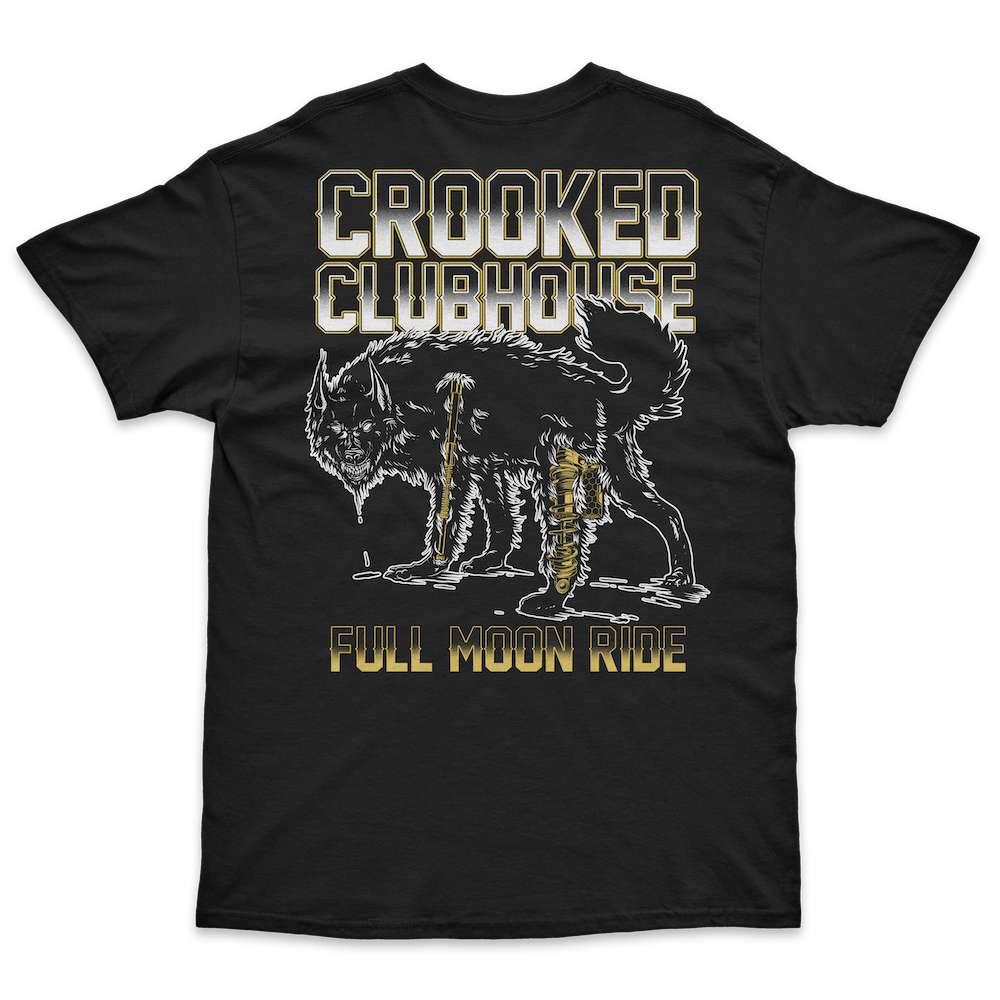 T-shirt Crooked Clubhouse Wolf Rider