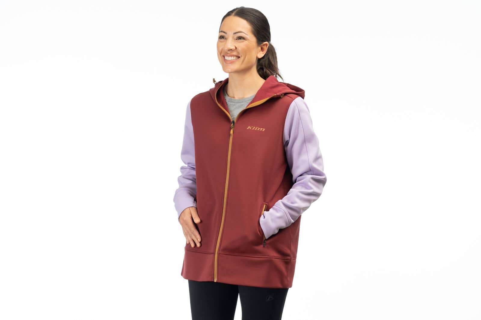 Sweat à capuche long Visita pour femme de Klim