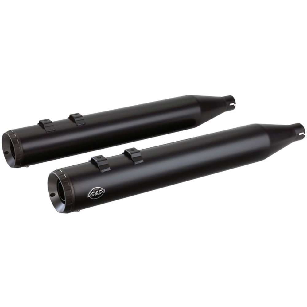 S&S Cycle 4" Grand National Slip-On Mufflers for Harley-Davidson