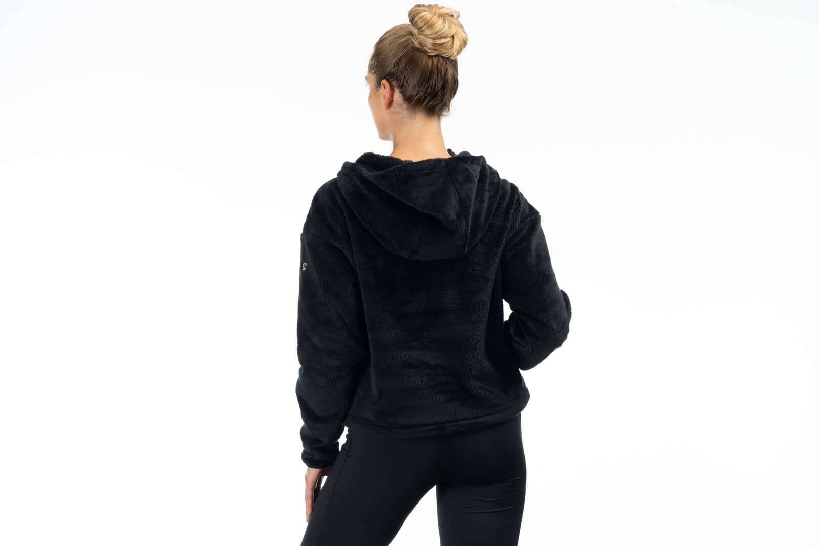 Sweat à capuche court à fermeture éclair 1/4 Cascade pour femme de Klim