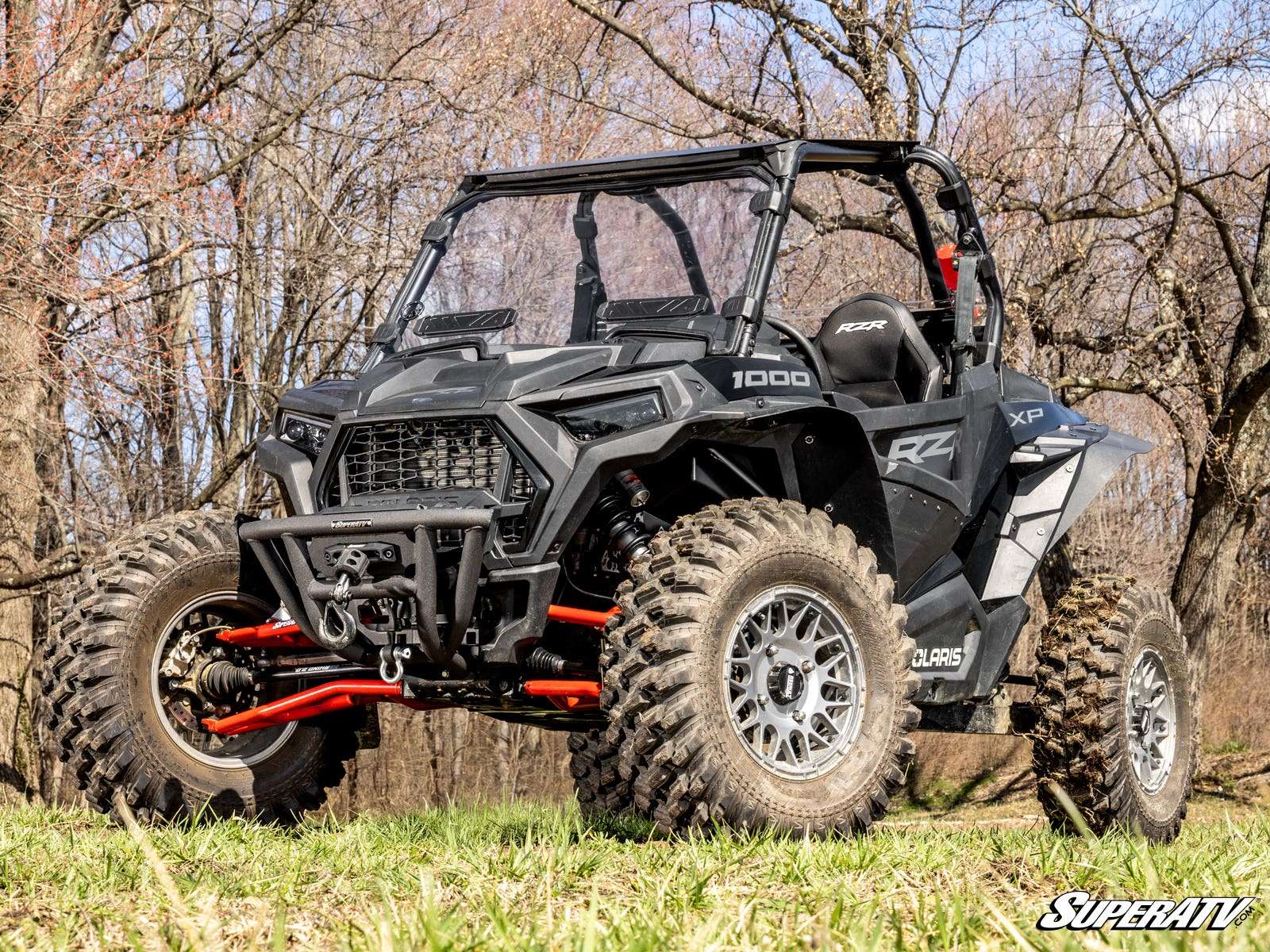 SuperATV Winch-Ready Front Bumper with 4500lbs Winch