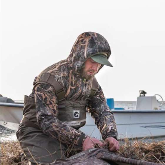 Gator Waders Waterproof 1/2 Zip Bog Hoodie