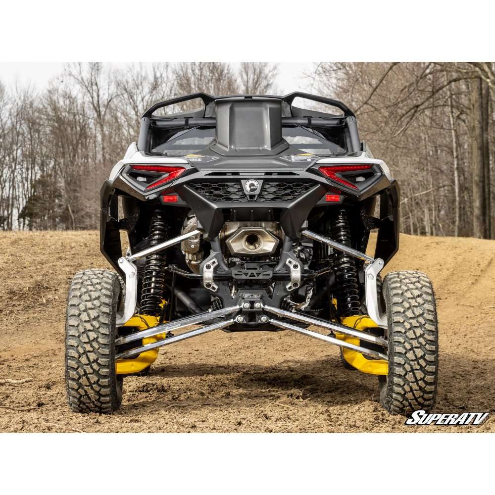 SuperATV Scratch Resistant Polycarbonate Rear UTV Windshield
