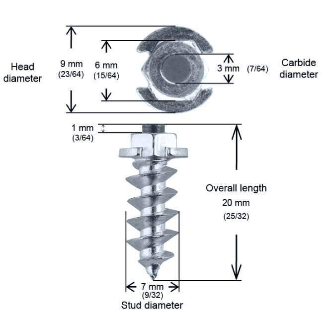 iGrip Shouldered Tire Studs SS Series