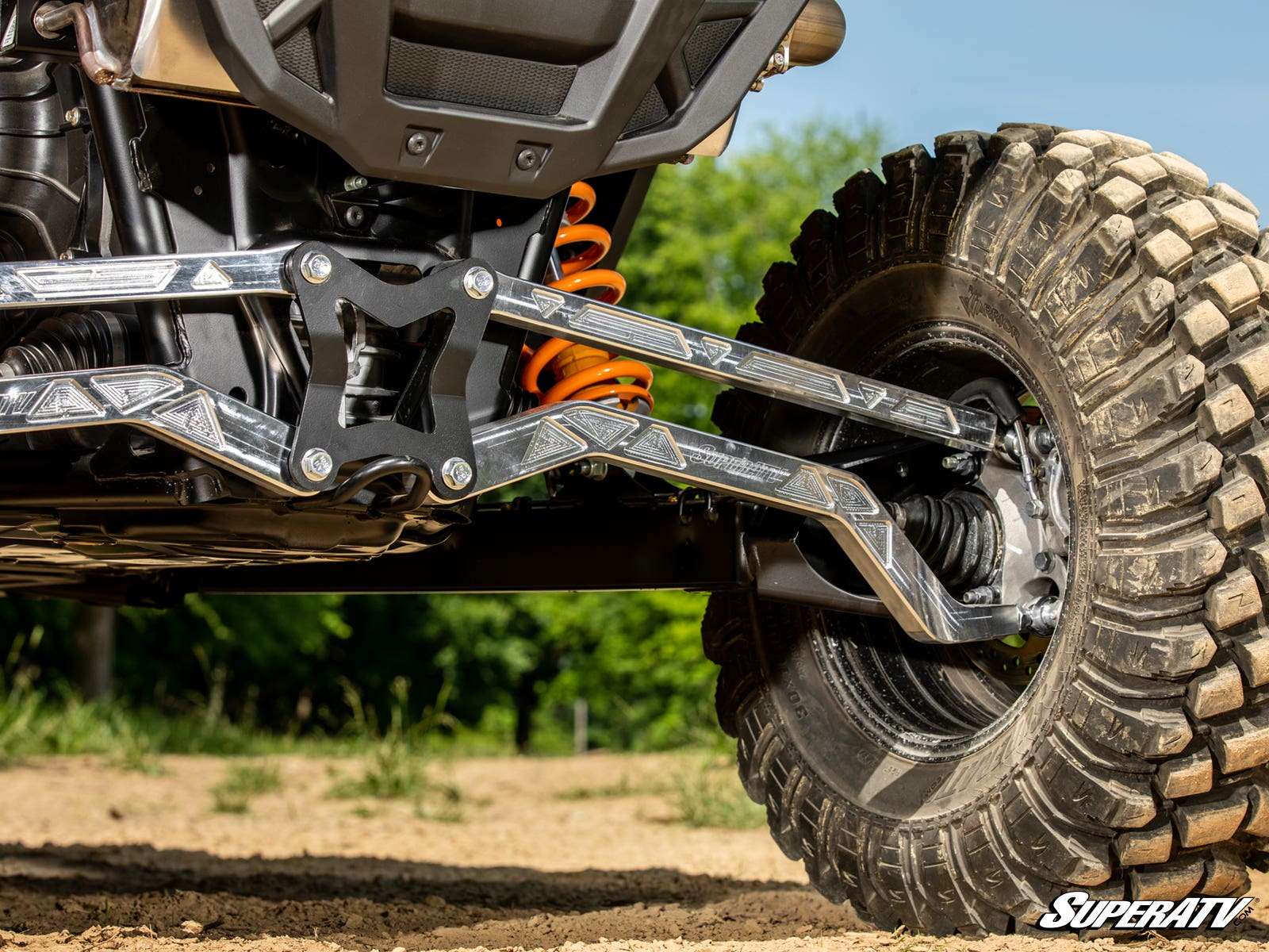 SuperATV Polaris RZR High Clearance Billet Aluminum Radius Arms